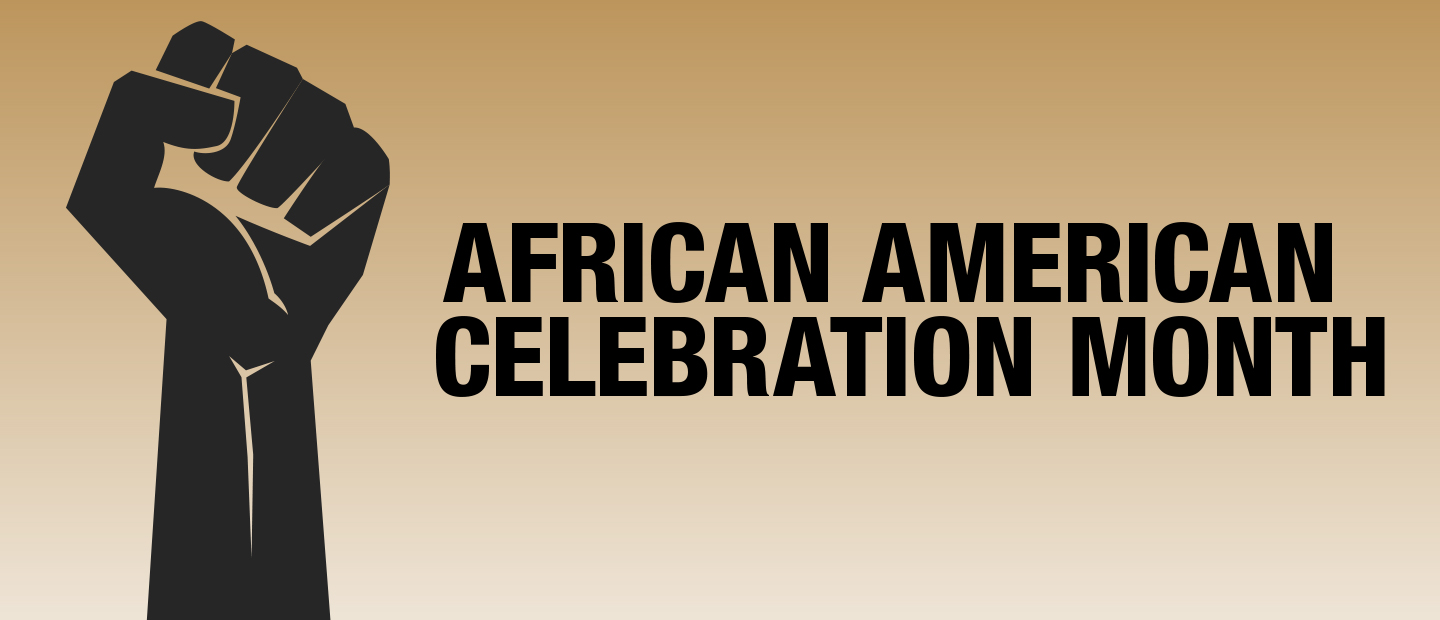 拳头紧握的图形和文字,非裔美国人庆祝月说