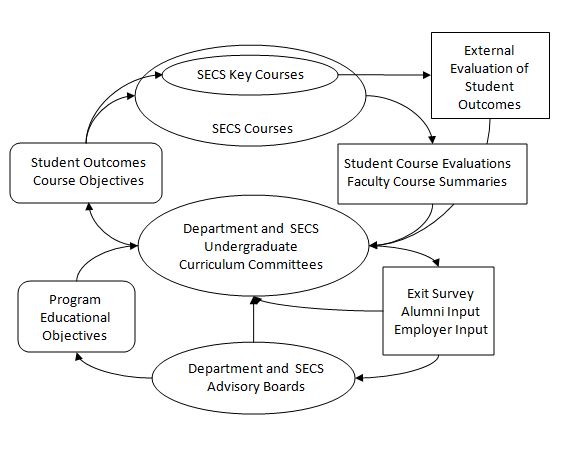 SECS评估程序的步骤流程图。这个图表的内容由网页上图表正上方的段落描述。